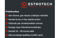 ESTROTECH - Siltumizolācija bez šuvēm un atgriezumiem