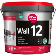 Vivacolor Wall 12 sienas krāsa, pusmatēta 0,9L