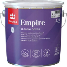 Tikkurila Empire Furniture Paint alkīda krāsa (želejveida), mēbelēm, iekšdarbiem 2.7L