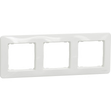 Schneider Electrics Rāmis 3-v balts SEDNA Design