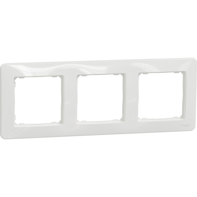 Schneider Electrics Rāmis 3-v balts SEDNA Design