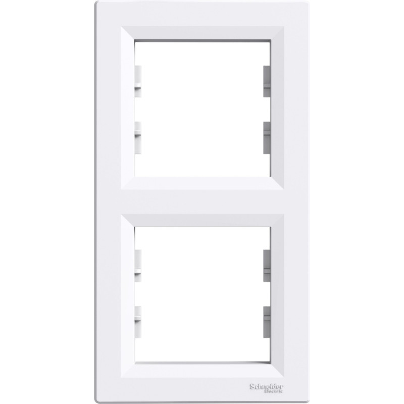 Schneider Electrics Rāmis 2-v vertikāls balts Asfora