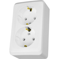 Schneider Electrics Kontaktligzda 2-v v/a ar zem. balta IP20 PRIMA