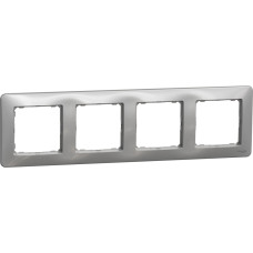 Schneider Electrics Rāmis 4-v alumīnijs SEDNA Design