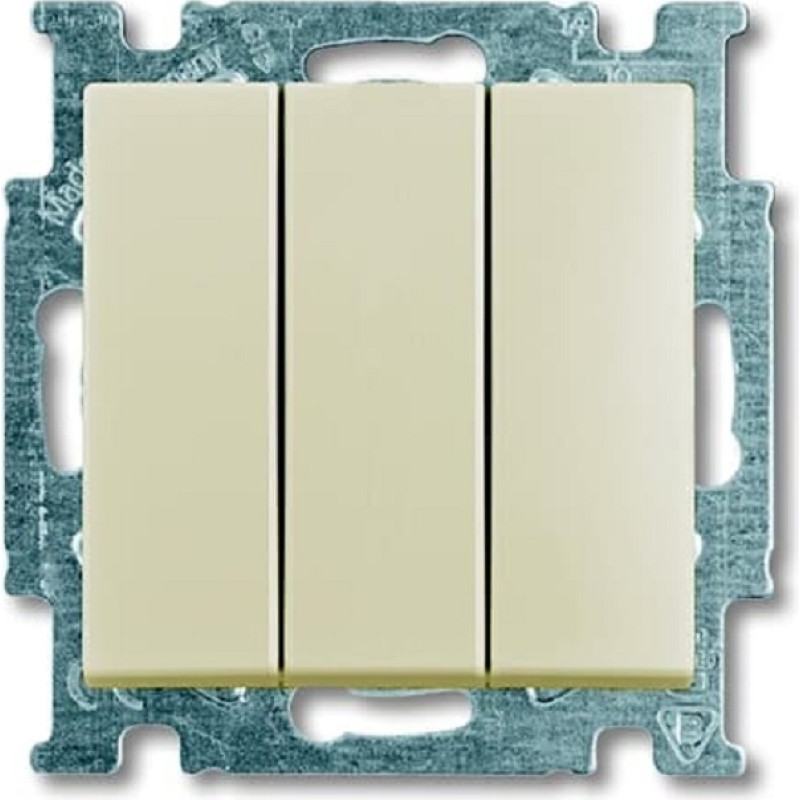 ABB Trīs taustiņu slēdzis (1+1+1) z/a (meh.) bē&scaron;s Basic55