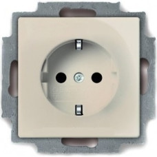 ABB Kontaktligzda 1-v ar zem. kontaktu aiz. 92 bēša Basic55