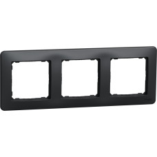 Schneider Electrics Rāmis 3-v antracīts SEDNA Design