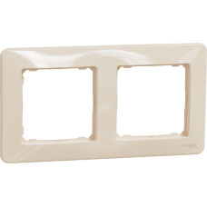 Schneider Electrics Rāmis 2-v bēšs SEDNA Design