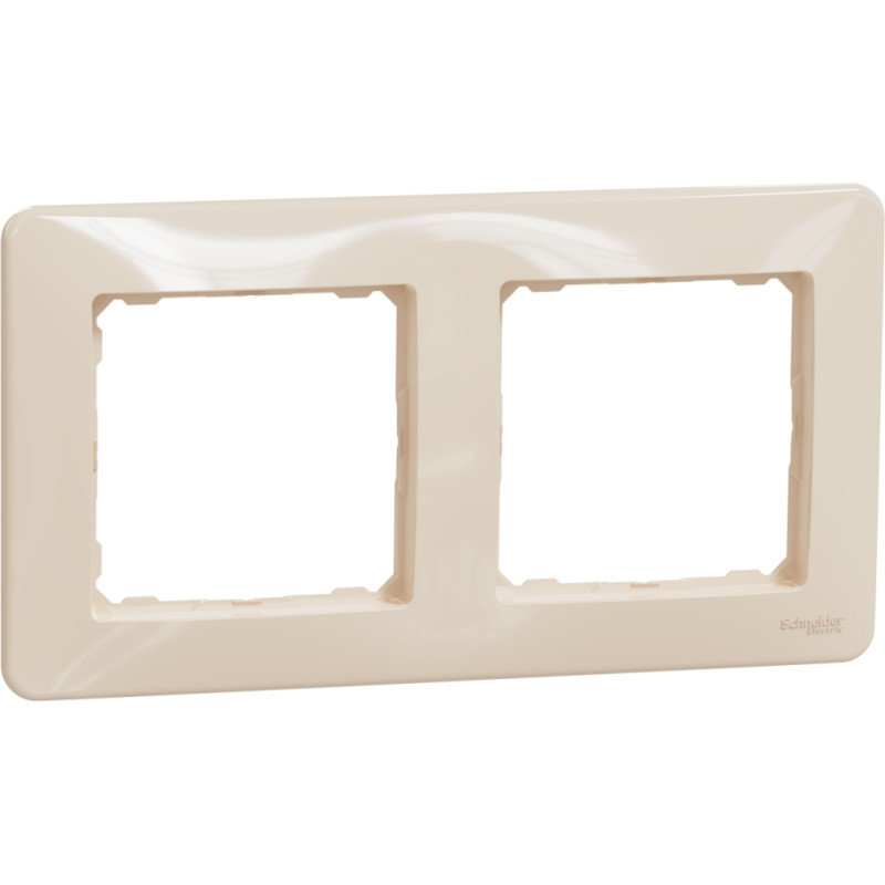 Schneider Electrics Rāmis 2-v bēšs SEDNA Design