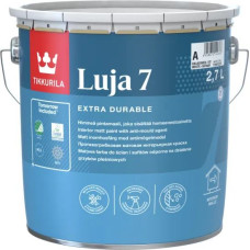 Tikkurila Luja 7 krāsa sienām, griestiem mitrām iekštelpām, matēta 9L
