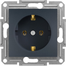 Schneider Electrics Kontaktligzda 1-v ar zem. antracīts Asfora