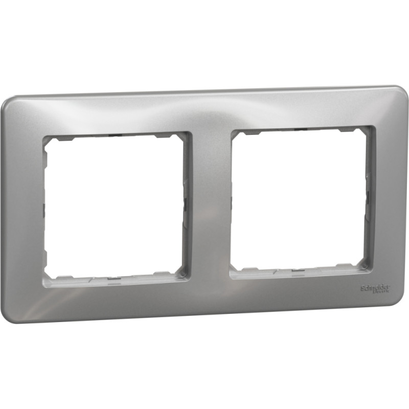 Schneider Electrics Rāmis 2-v alumīnijs SEDNA Design