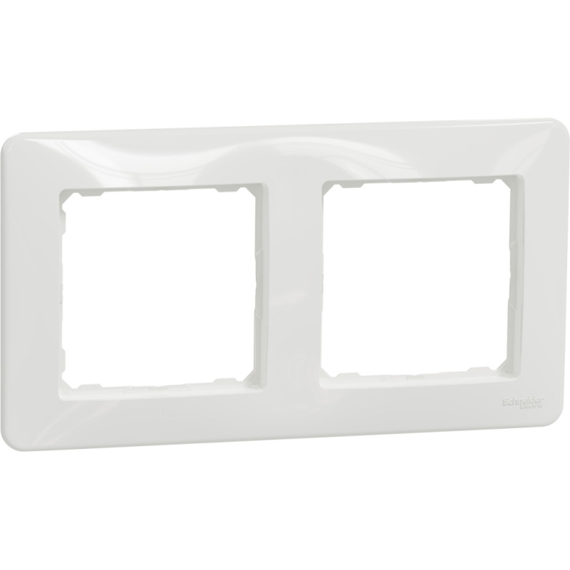 Schneider Electrics Rāmis 2-v balts SEDNA Design