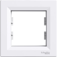 Schneider Electrics Rāmis 1-v horizontāls balts Asfora