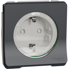 Schneider Electrics Kontaktligzda 1-v z/a ar zem. antracīts IP55 IK08 MUREVA