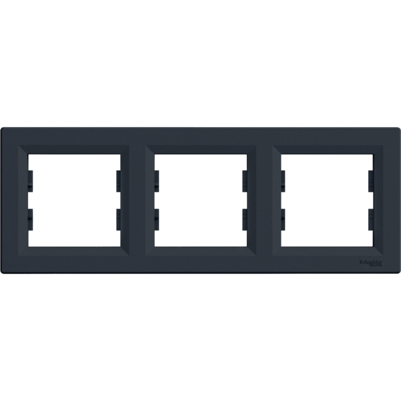 Schneider Electrics Rāmis 3-v antracīts Asfora