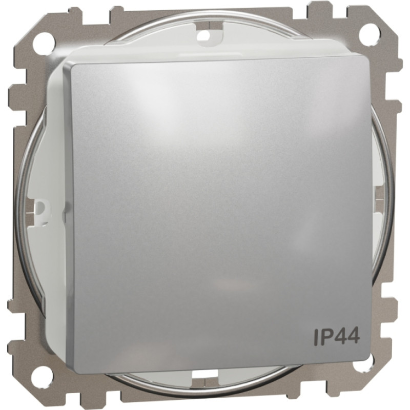 Schneider Electrics Pārslēdzis z/a (meh.) 10A alumīnijs IP44 SEDNA Design