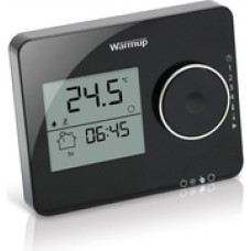 Warmup Tempo&trade; programmējams termostats, melns