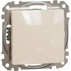 Schneider Electrics 1 pola slēdzis z/a (meh.) bēšs SEDNA Design