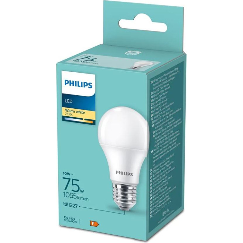 Philips LED spuldze 75W A60 E27 2700K