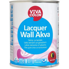 Vivacolor Lacquer WALL AKVA laka sienām un griestiem, pusmatēta 2,7L