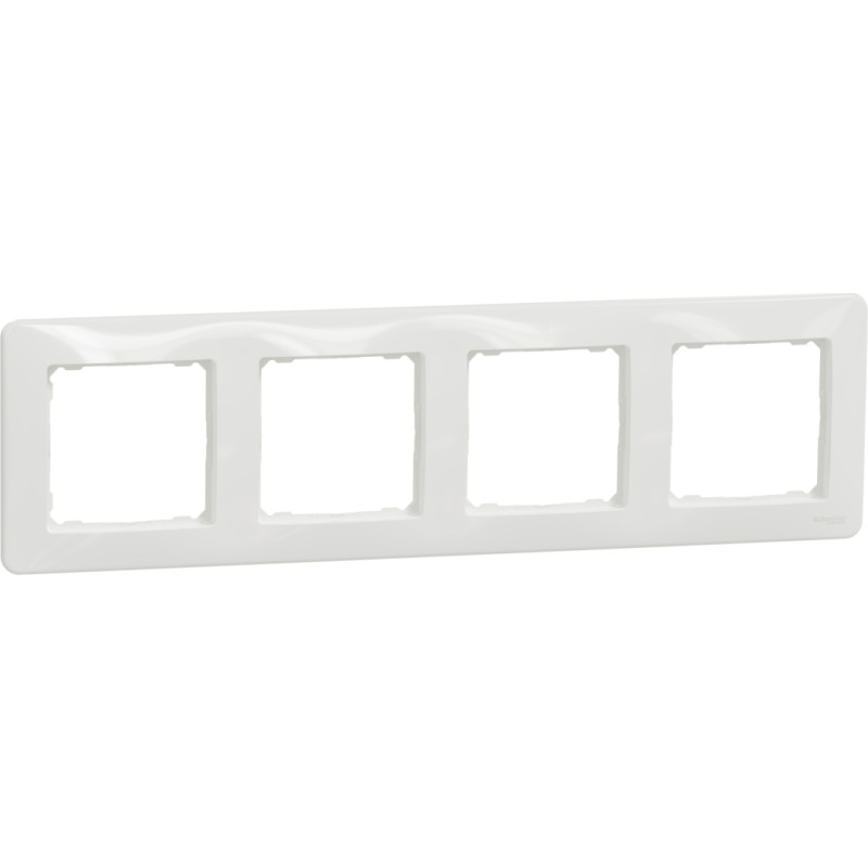 Schneider Electrics Rāmis 4-v balts SEDNA Design