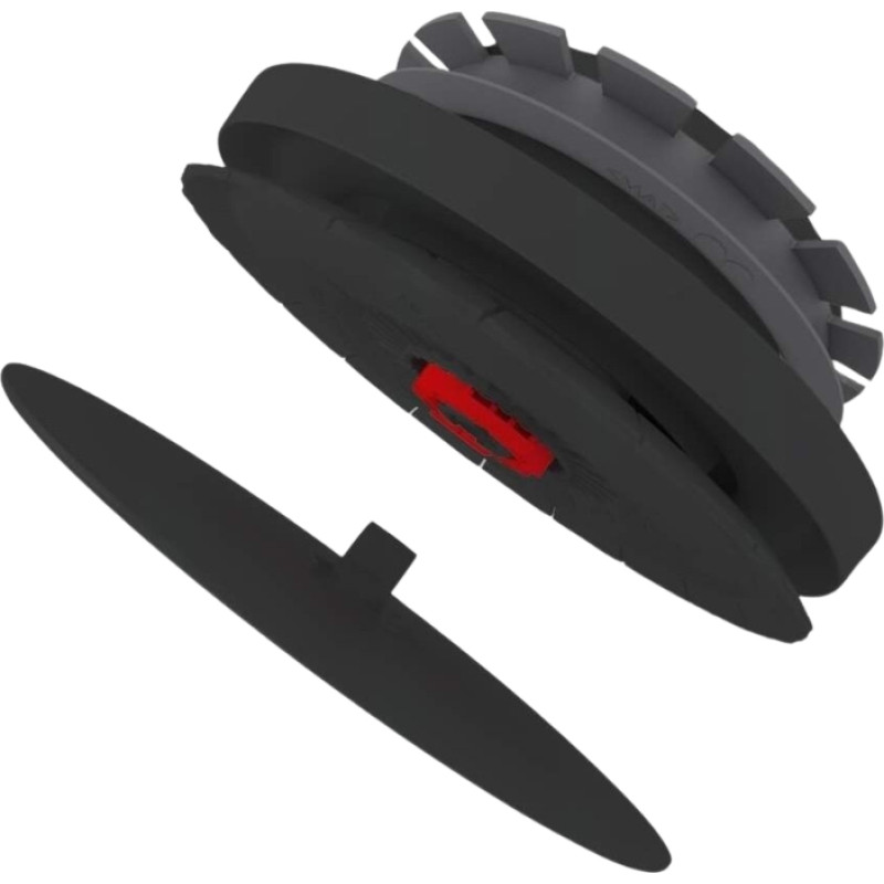 Zehnder pieplūdes gaisa difuzors Luna S125 &Oslash; 170, melns