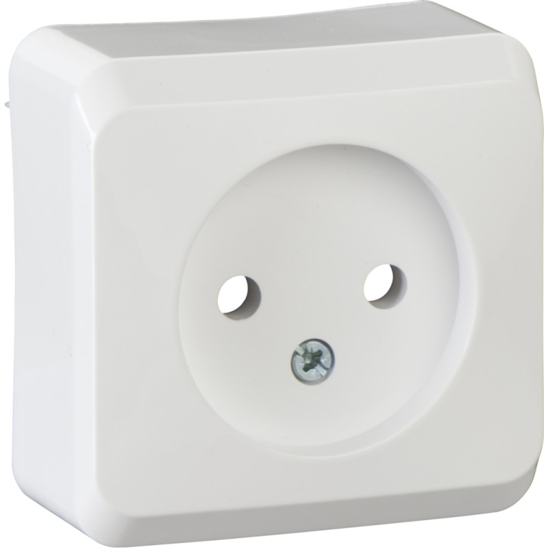 Schneider Electrics Kontaktligzda 1-v v/a bez zem. balta IP20 PRIMA