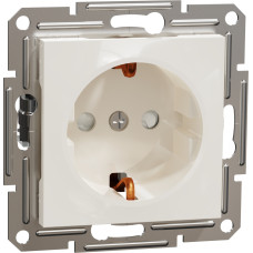 Schneider Electrics Kontaktligzda 1-v z/a (meh.) ar zem. kontaktu aiz. bēša Asfora