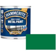 Hammerite Smooth Spīdīga aizsargkrāsa metāla virsmām, gluda virsma, zaļa 0.75L