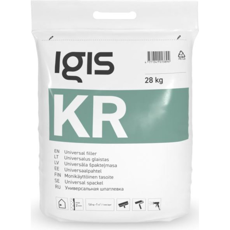 Igis KR Universāla &scaron;paktele 28kg maiss