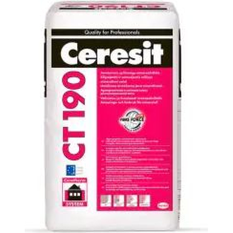 Ceresit CT 190 MW Flex Līmē&scaron;anas un armē&scaron;anas java minerālvatei (Wool) 25kg