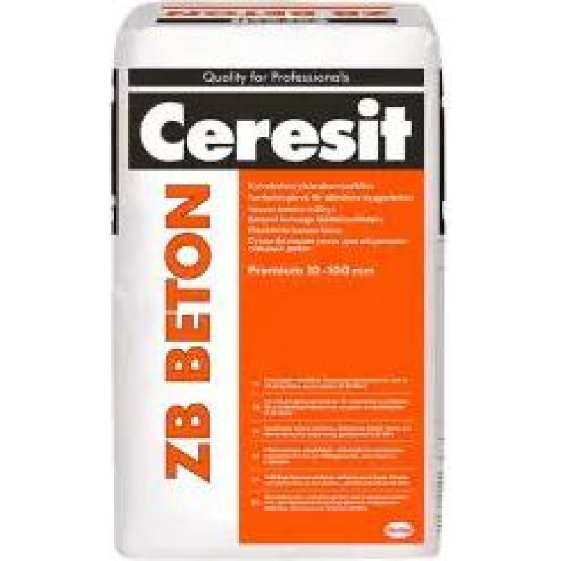 Ceresit ZB Beton Premium sausā betona java 30 mpa, 25kg