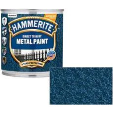 Hammerite Hammered Āmurkaluma aizsargkrāsa metāla virsmām, tumši zila 0.75L