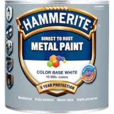 Hammerite Smooth Finish Tonējama aizsargkrāsa metāla virsmām, spīdīga BW 5.0L