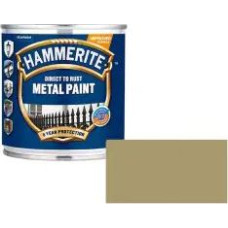 Hammerite Smooth Spīdīga aizsargkrāsa metāla virsmām, gluda virsma, zelta 0.75L