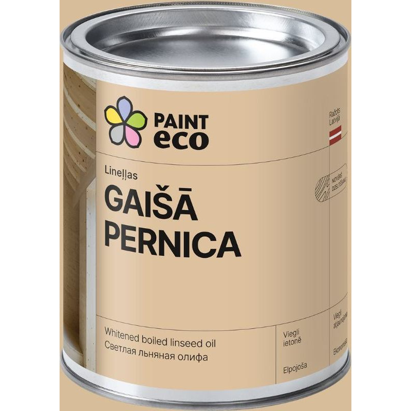 Paint Eco Gai&scaron;ā lineļļas pernica, 0,75L