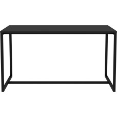 Tenzo ēdamgalds Lipp, 140 × 90 cm, matēti melns (Shadow Black)
