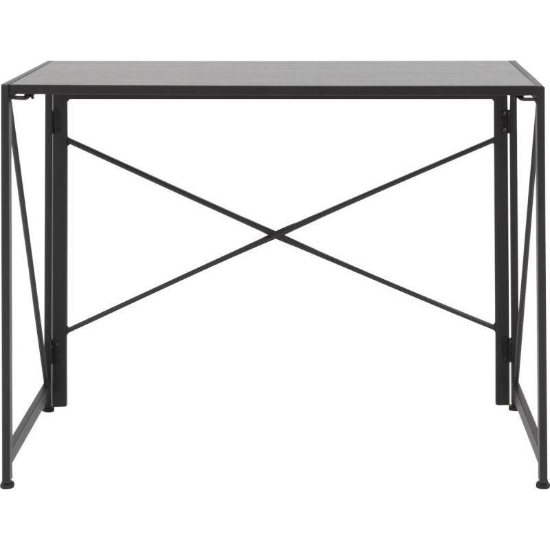 Tenzo saliekamais rakstāmgalds 100x50 cm, melns osis (Black Ash)