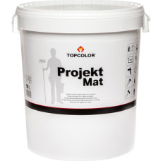 Topcolor Projekt MAT 18L iekšdarbu krāsa