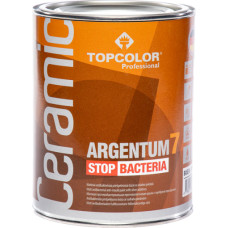 Topcolor CERAMIC ARGENTUM 7 1L antibakteriāla pretpelējuma krāsa iekšdarbiem