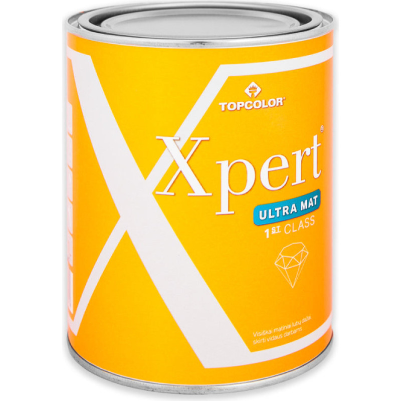 Topcolor Xpert Ultra Mat 0,25L iekšdarbu krāsa
