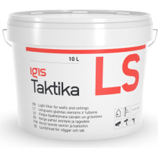 Igis Taktika LS viegla špakteļmasa sienām un griestiem 10L spanis