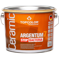 Topcolor CERAMIC ARGENTUM 7 10L antibakteriāla pretpelējuma krāsa iekšdarbiem