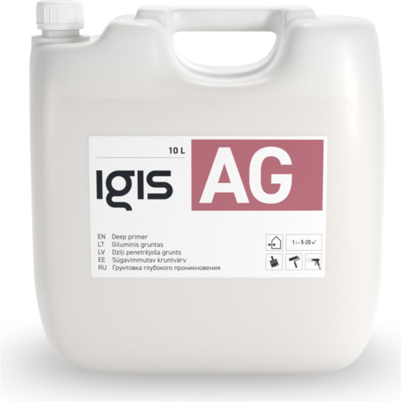 Igis AG grunts ar padziļinātu iedarbību 10L kanna