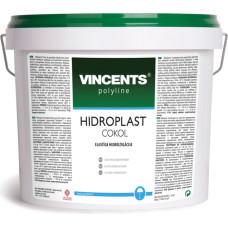 Vincents Polyline HIDROPLAST COKOL vienkomponenta hidroizolācija ēku pamatu virzemes daļai 23kg