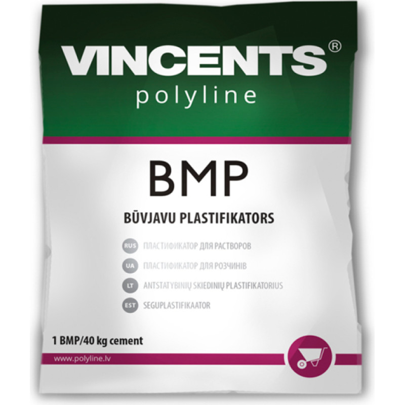 Vincents Polyline BMP būvjavu plastificējoša piedeva 16g