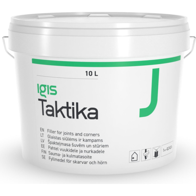 Igis Taktika J Špakteļmasa šuvēm un stūriem 3L spainis