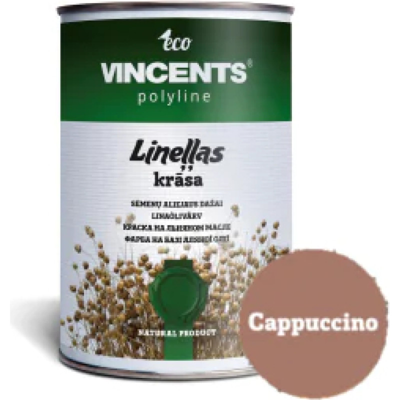 Vincents Polyline Lineļļas krāsa Cappuccino 1L