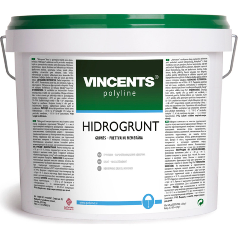 Vincents Polyline HIDROGRUNT grunts prettvaiku membrāna 10L